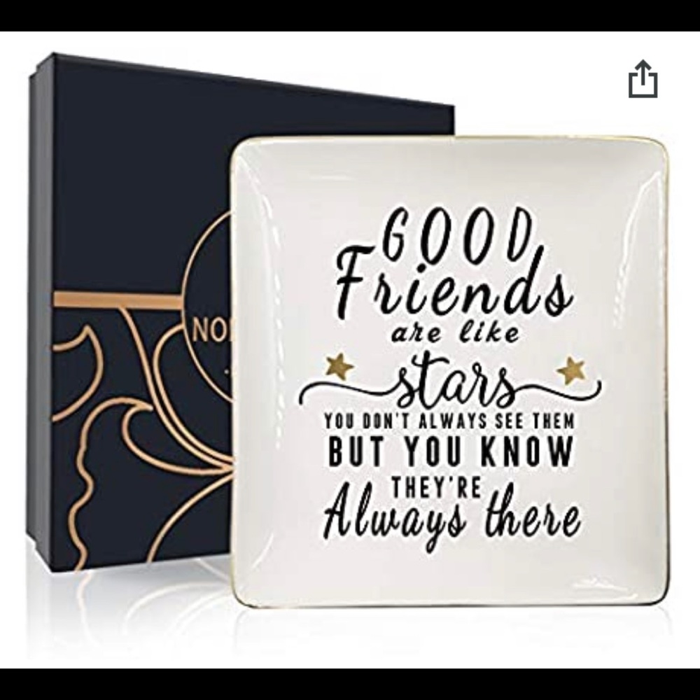 Nordic runes ceramic ring dish